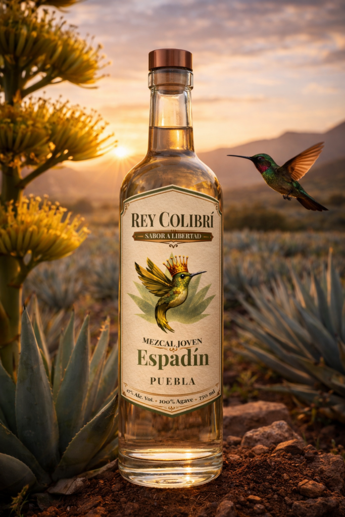 Botella Rey Colibrí Mezcal